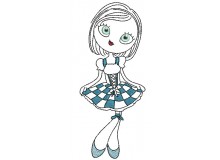 Stickdatei - Bayrisches Mädel 4